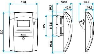 Gura de extragere Aldes Bahia Curve L Cuisine C21 125mm