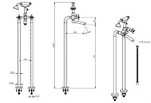 Baterie cada FDESIGN Lacrima Bronz FD1-LRA-11F-66