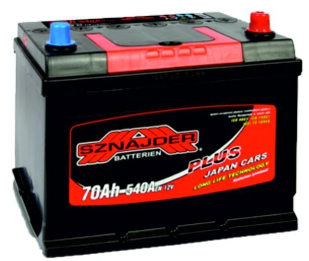 Acumulator auto Sznajder 70 Ah Plus Japan Cars