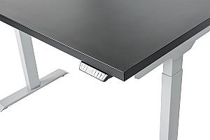 Masa de birou CUSTÓ FlexiDesk Negru/Antracit (Gri) 140x70 cm