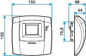 Gura de extragere Aldes Bahia Curve S Sanitaires B21 80mm