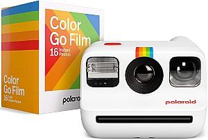 Aparat foto instant Polaroid Instant Camera GO Gen 2 Everything Box + Color Films 16 Sheets White