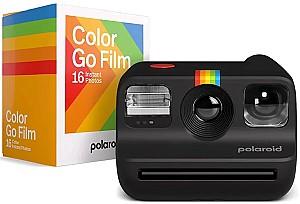 Aparat foto instant Polaroid Instant Camera GO Gen 2 Everything Box + Color Films 16 Sheets Black