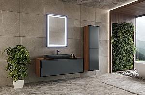 Dulap sub lavoar Orka Craft 120 Kompact Laminat Ceviz