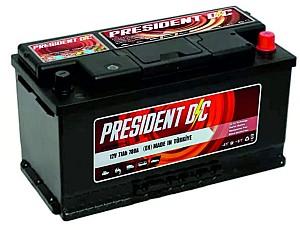Acumulator auto PRESIDENT 77 AH