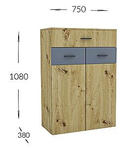 Antreu Confort-NV Urban Nr.1 Stejar Artizan / Antracit