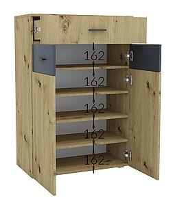 Antreu Confort-NV Urban Nr.1 Stejar Artizan / Antracit