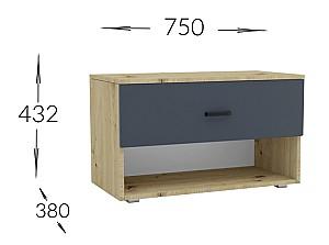 Antreu Confort-NV Urban Nr.1 Stejar Artizan / Antracit