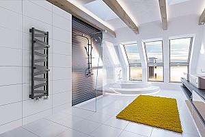 Uscător de prosoape Gorgiel ZADIK AZA P 120/55 Jet Black 19 (21)