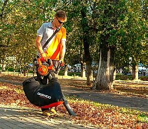 Aparat de suflat frunze electric DAEWOO DABL 9042Li SET