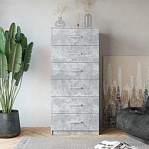 Comoda KompaniT 6 Atelie Deschis (Gri)