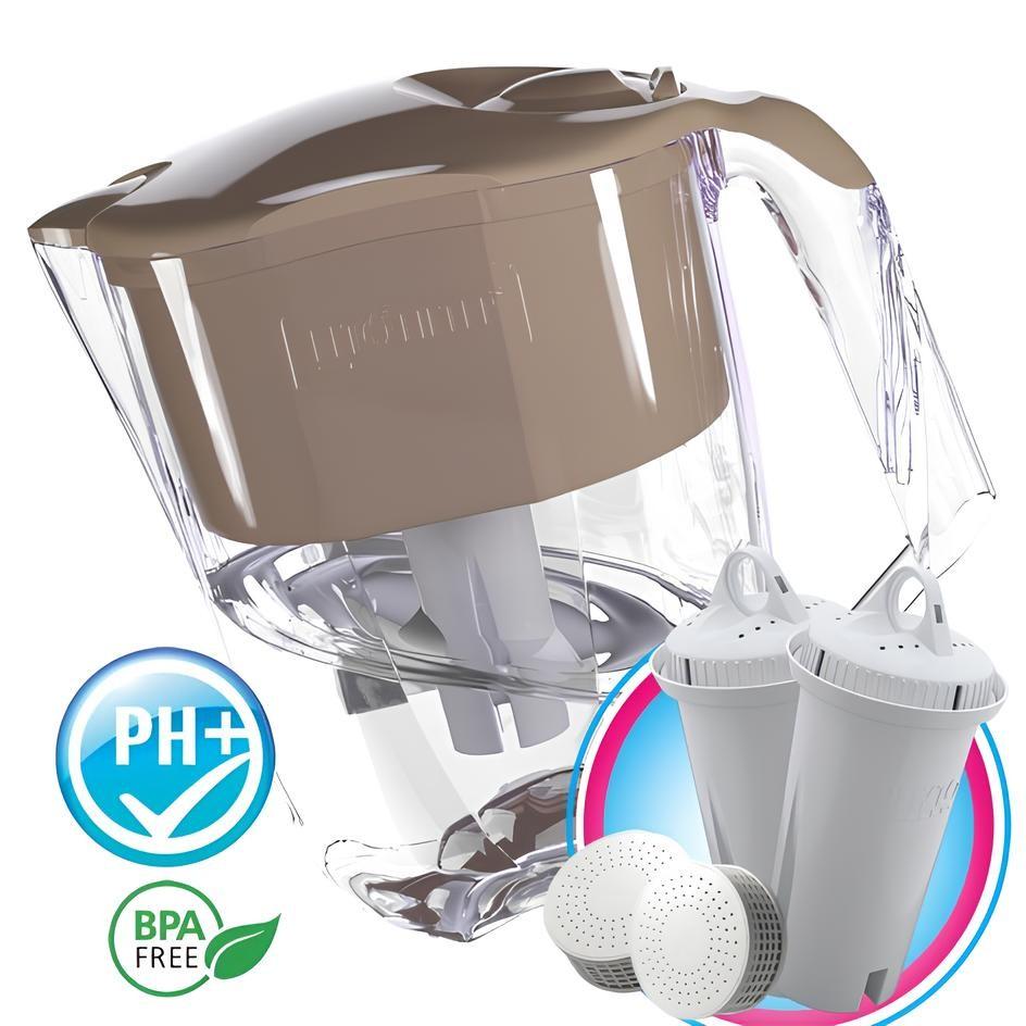 Cană filtrantă pentru apă Fito Filter FF-GIGANT PH+ (Cappuccino)