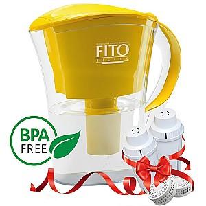 Cană filtrantă pentru apă Fito Filter Platinum galben