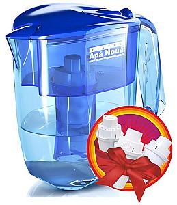 Cană filtrantă pentru apă Apa Noua Silver albastru Promotie