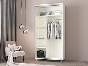 Dulap-cupe Mobildor Lux Aron-P 100 (2 oglinzi) Alb