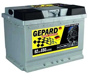Acumulator auto GEPARD 62Ah 650A