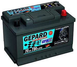 Acumulator auto GEPARD 70Ah EFB START STOP 700A
