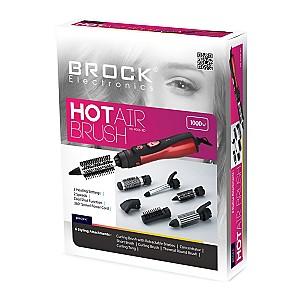 Aparat de coafat Brock HS 9006 RD Red set with 6 tips