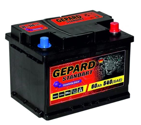 Acumulator auto GEPARD 60Ah 540A