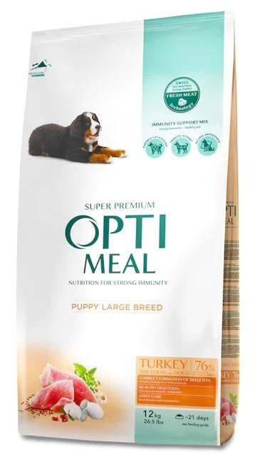 Hrana uscata pentru caini Optimeal Puppy Large Breed Turkey 12kg