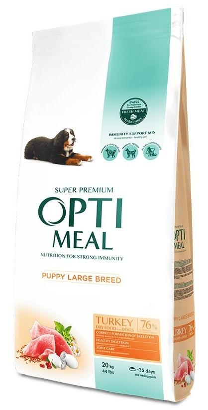 Hrana uscata pentru caini Optimeal Puppy Large Breed Turkey 20kg