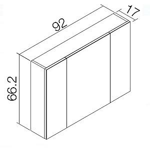 Dulap de baie Orka New Likya 100 Antracite (16298)