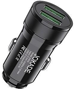Incarcator auto Jokade 2*USB-A 3.4A JH009 Black