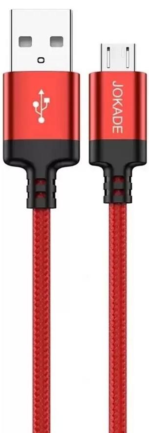 USB сablu Jokade USB to Micro USB Junlian 5A 1m JA001 Red