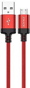 USB сablu Jokade USB to Micro USB Junlian 5A 1m JA001 Red