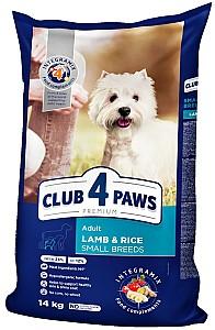 Hrana uscata pentru caini Club4Paws Adult Small Breeds Lamb&Rice 14kg
