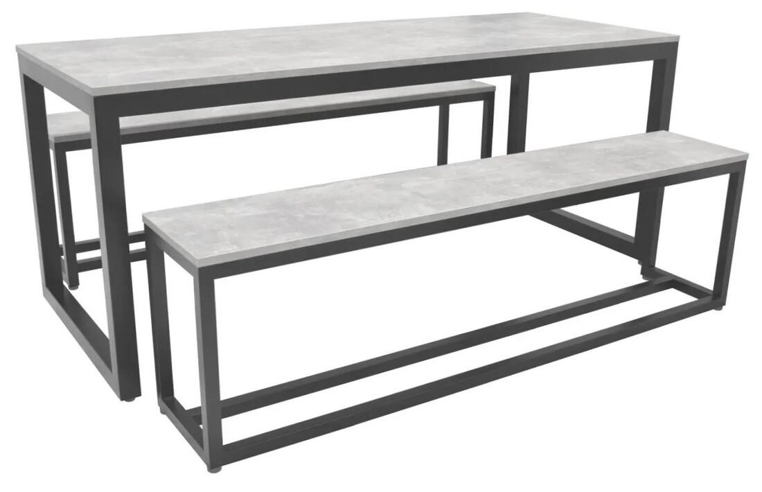 Set mobila de gradina DP Masă+2 Banchete