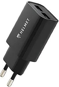 Incarcator telefon HELMET Wall Charger 2xUSB 2.4A Black