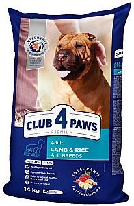 Hrana uscata pentru caini Club4Paws Adult Lamb&Rice All Breeds 14kg