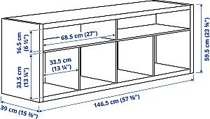 Tumba pentru televizor IKEA Kallax 147x60 Alb