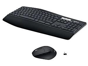 Set tastatura + Mouse Logitech Wireless MK850 Curved Black