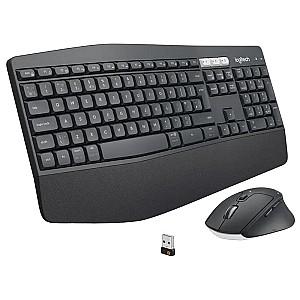 Set tastatura + Mouse Logitech Wireless MK850 Curved Black