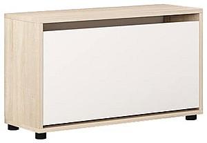 Dulap pentru incaltaminte Mobildor Lux Leo 60 1D (60x27x47H cm) Stejar Sonoma / Alb