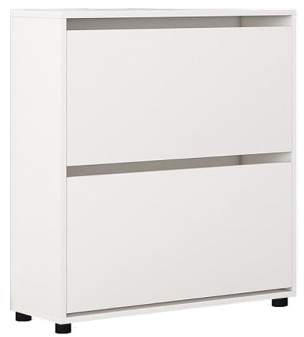 Dulap pentru incaltaminte Mobildor Lux Leo 60 2D (60x27x86H cm) Alb