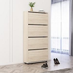 Dulap pentru incaltaminte Mobildor Lux Leo 60 4D (60x27x164H cm) Stejar Sonoma