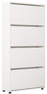 Dulap pentru incaltaminte Mobildor Lux Leo 60 4D (60x27x164H cm) Alb