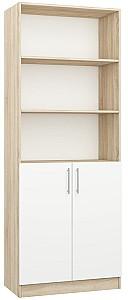 Dulap Mobildor Lux Practik (combinat cu polițe) (80x40x210H cm) Stejar Sonoma / Alb