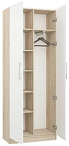 Dulap Mobildor Lux Practik (combinat) (80x40x210H cm) Stejar Sonoma / Alb