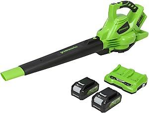 Aparat de suflat frunze electric Greenworks 2405307UD