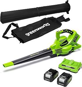 Aparat de suflat frunze electric Greenworks 2405307UD