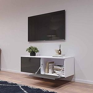 Tumba pentru televizor Mobildor Lux ZEN 1.2m Alb/Antracit