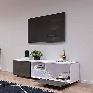 Tumba pentru televizor Mobildor Lux ZEN 1.6m Alb/Antracit