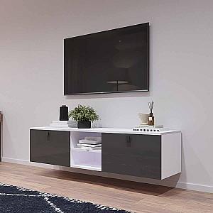 Tumba pentru televizor Mobildor Lux ZEN 1.6m Alb/Antracit