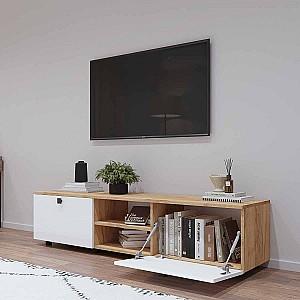 Tumba pentru televizor Mobildor Lux ZEN 1.8m Sonoma/Alb