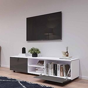 Tumba pentru televizor Mobildor Lux ZEN 1.8m Alb/Antracite