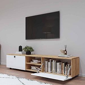 Tumba pentru televizor Mobildor Lux ZEN 2.0m Sonoma/Alb